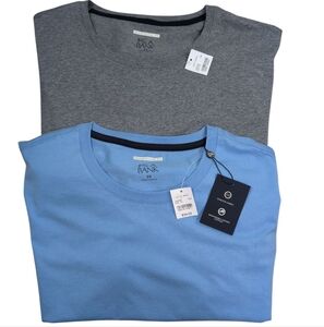 Jos. A. Bank 2 Crew Neck T-shirts Traditional Fit Comfort Stretch Men's 2X, New